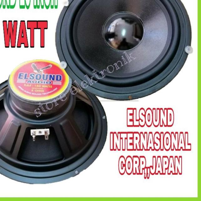 ✤ Speaker Elsound 10 Inch Woofer Bass Original ⅍