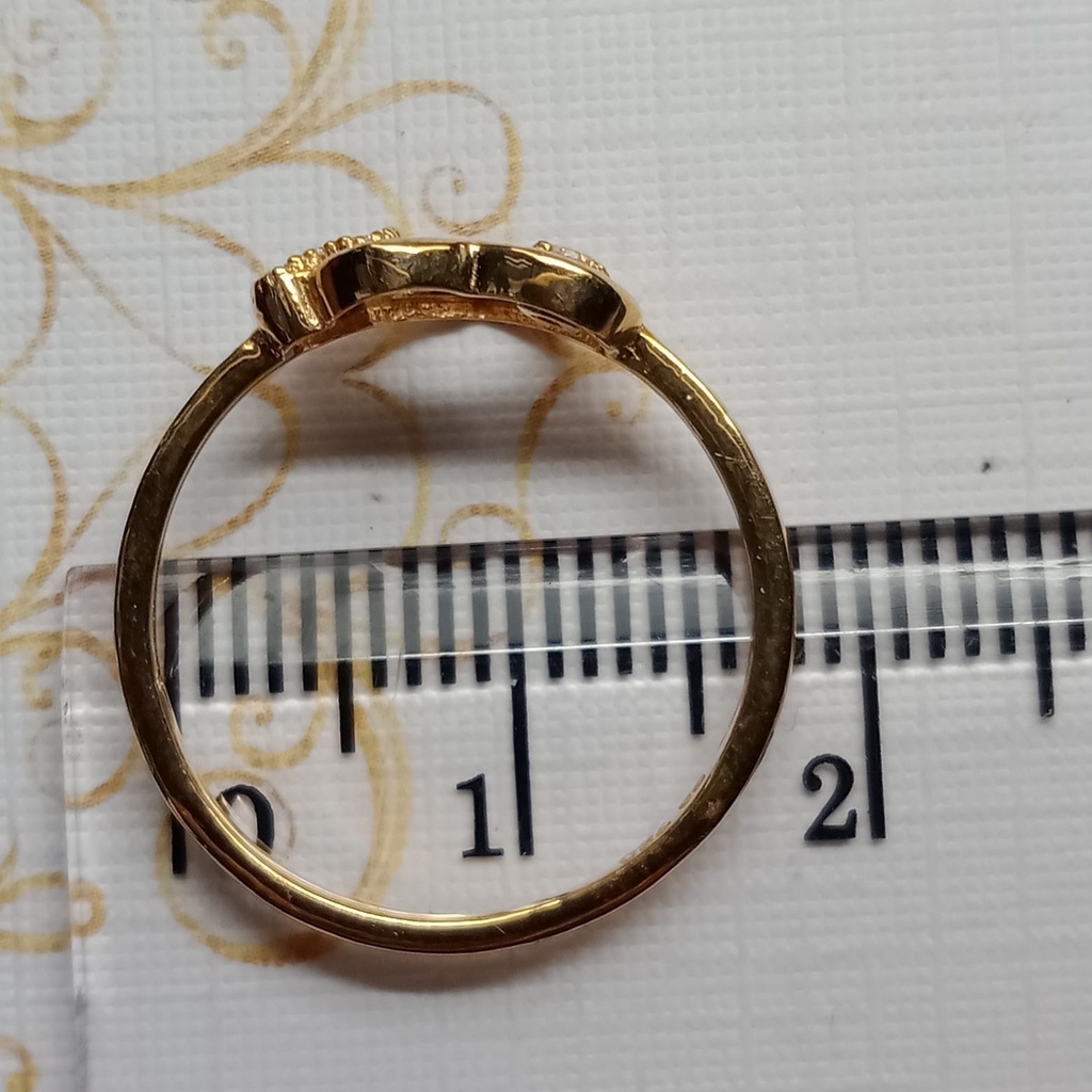 Cincin Emas 17K - 1.35 Gr Kadar 750 - 4454