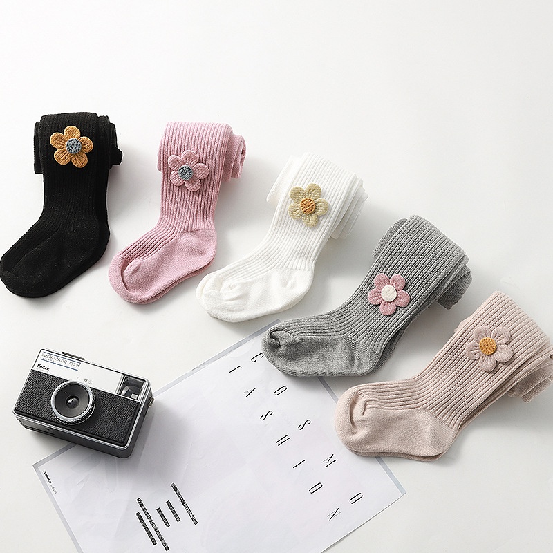 LG25-Legging Anak Bayi Perempuan Tutup Kaki Bunga