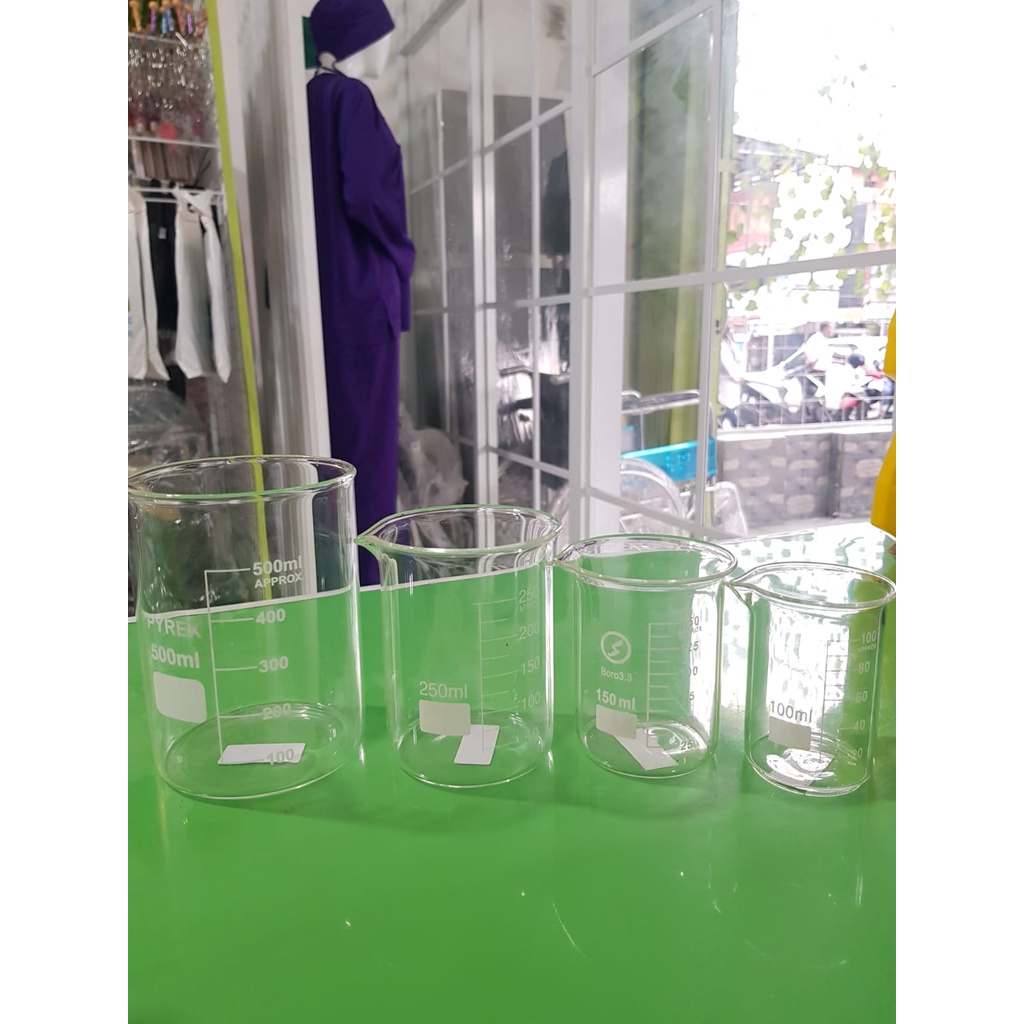 Beaker Glass / Gelas Beaker / Beaker Glas 150ml / Beaker Glas 500 ml
