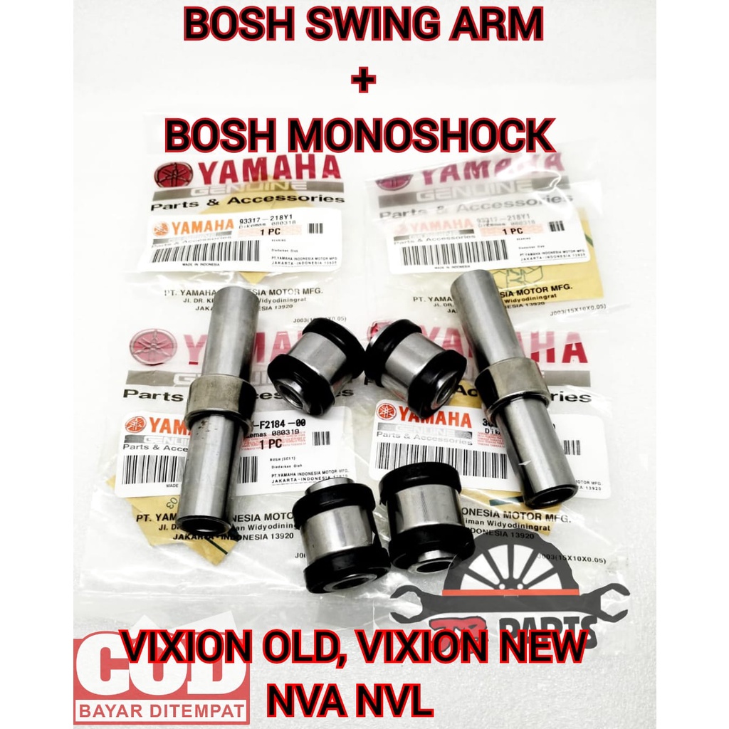 Bosh monoshock + swing arm sasis Vixion old new NVA NVL 3C1 1PA kualitas sangat bagus presisi awet o
