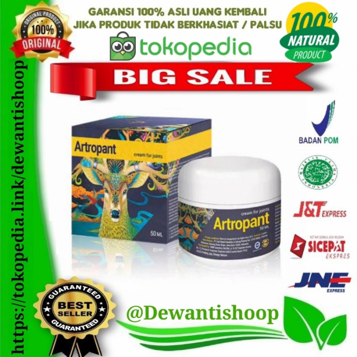 Artropant Cream Artropant Asli 100% Original Atasi Nyeri Sendi Terbaik