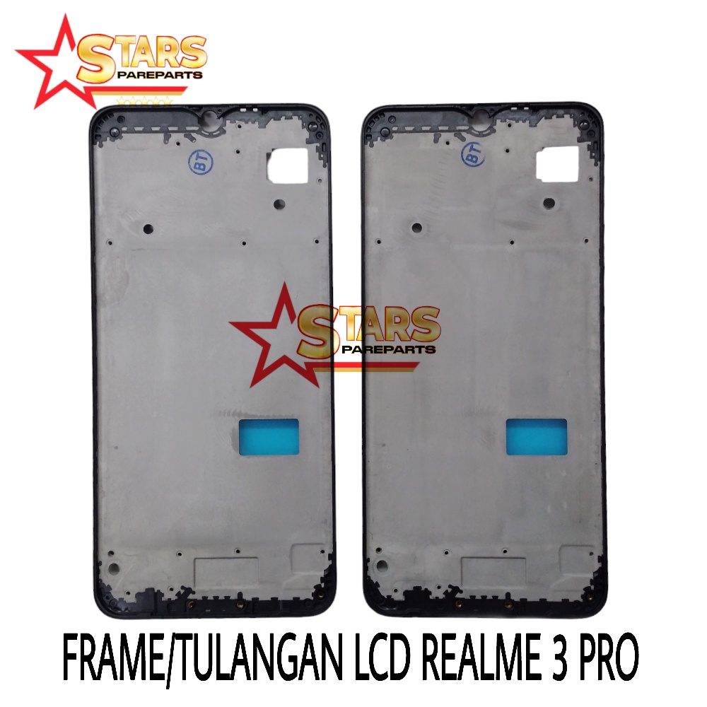 FRAME LCD / TULANGAN LCD / TATAKAN TENGAH LCD / BEZZEL MIDDEL REALME 3 PRO COPOTAN MULUS