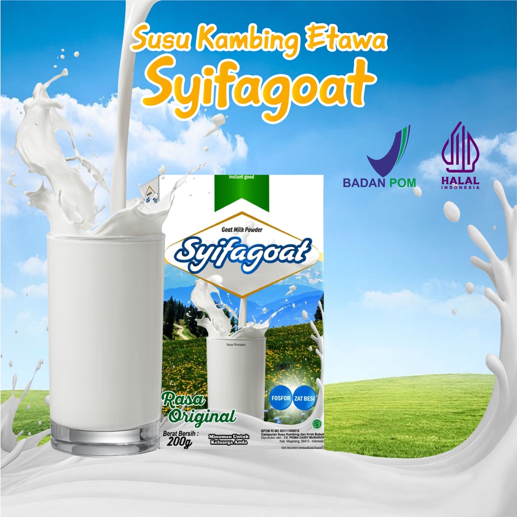 

Susu Kambing Etawa Bubuk SYIFAGOAT