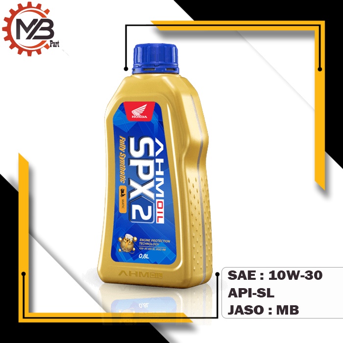 Oli Motor Matic AHM Oil Mesin SPX 2 0.8L SPX2 800 ML