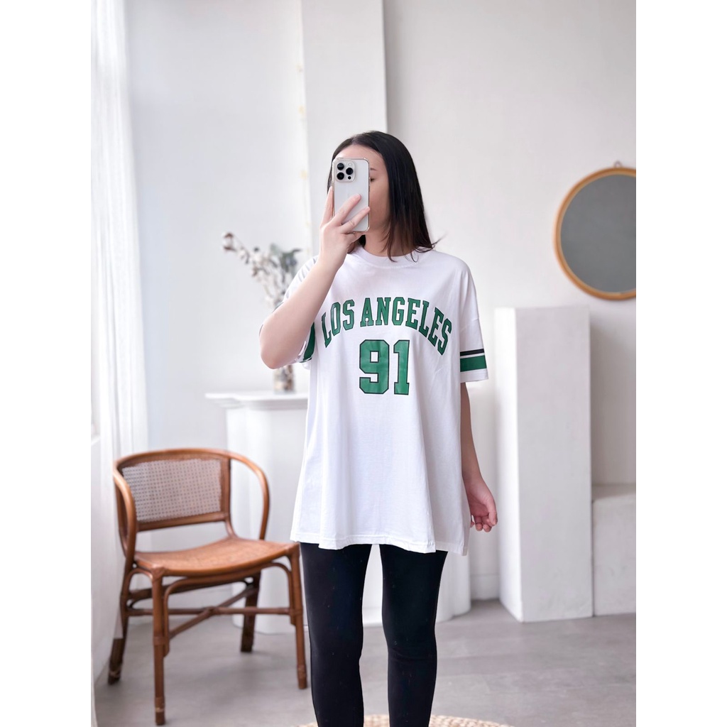 INFINITEE Kaos Wanita Ukuran Jumbo Motif Tumblr