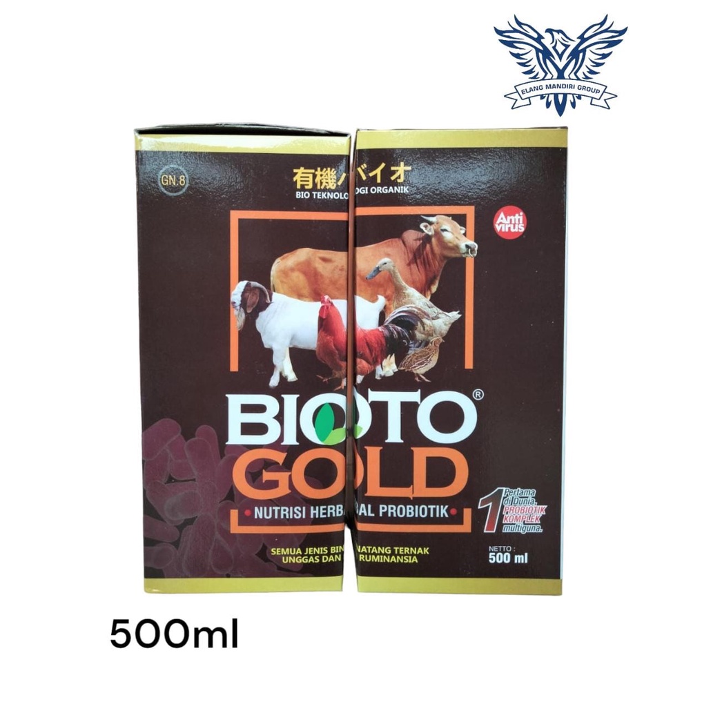 BiotoGOLD 500ml Nutrisi Hewan Ternak Probiotik Super Untuk Semua Jenis Hewan Ternak