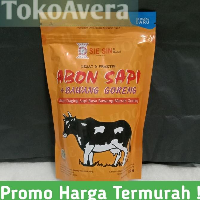 

cusss order] Sie Sin Abon Sapi Bawang Merah Goreng Bungkus 250 gram (halal)