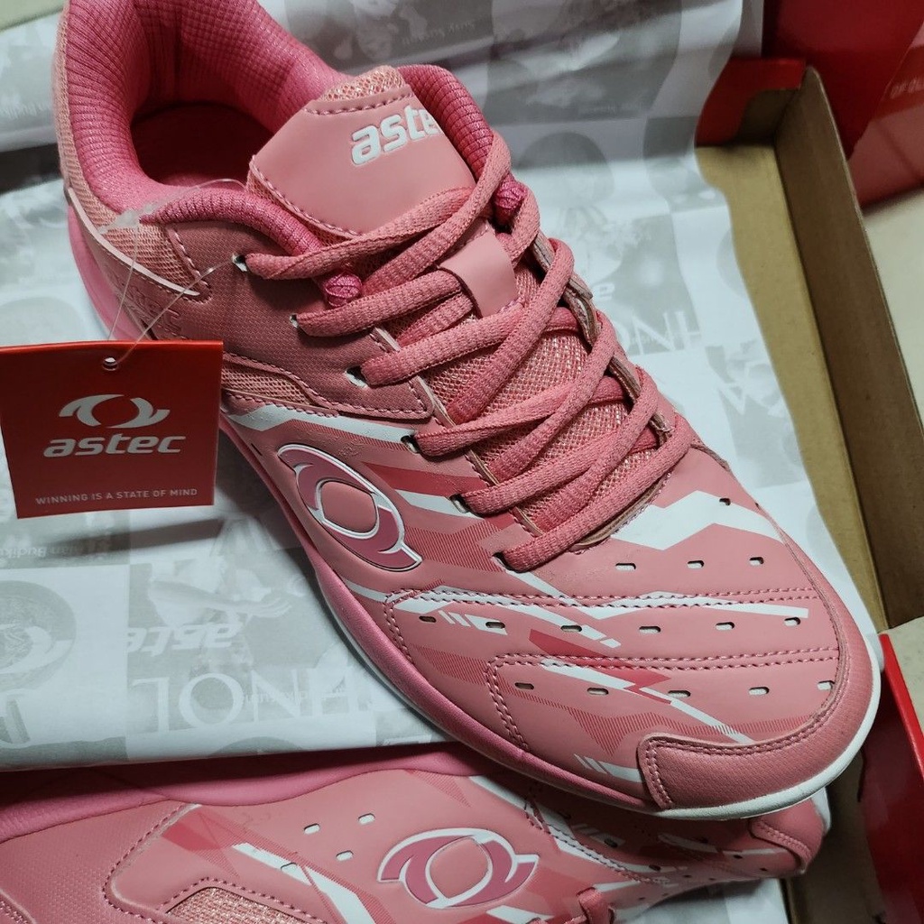 Sepatu Olahraga Astec Women Badminton Shoes Sepatu Bulutangkis Wanita