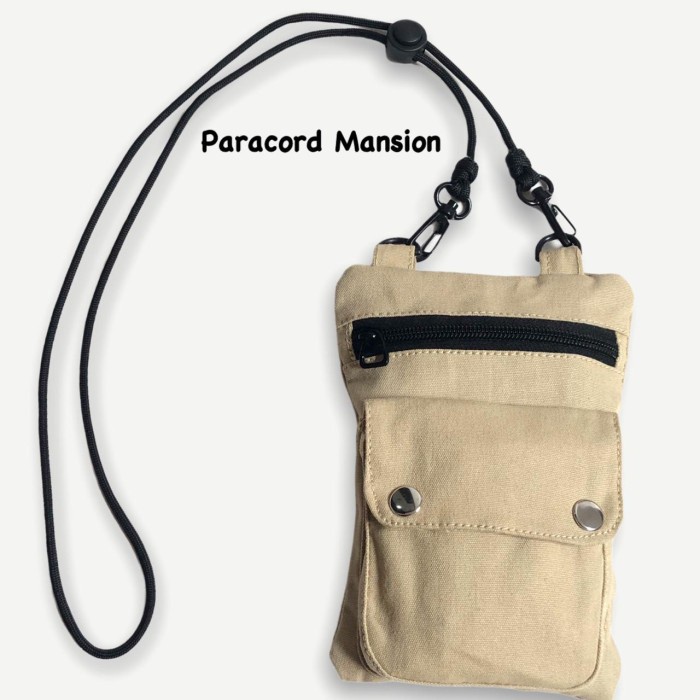 

Terlaris 4502 Lanyard Hanging Wallet Sling Bag Dompet Tas Selempang Gantung Leh