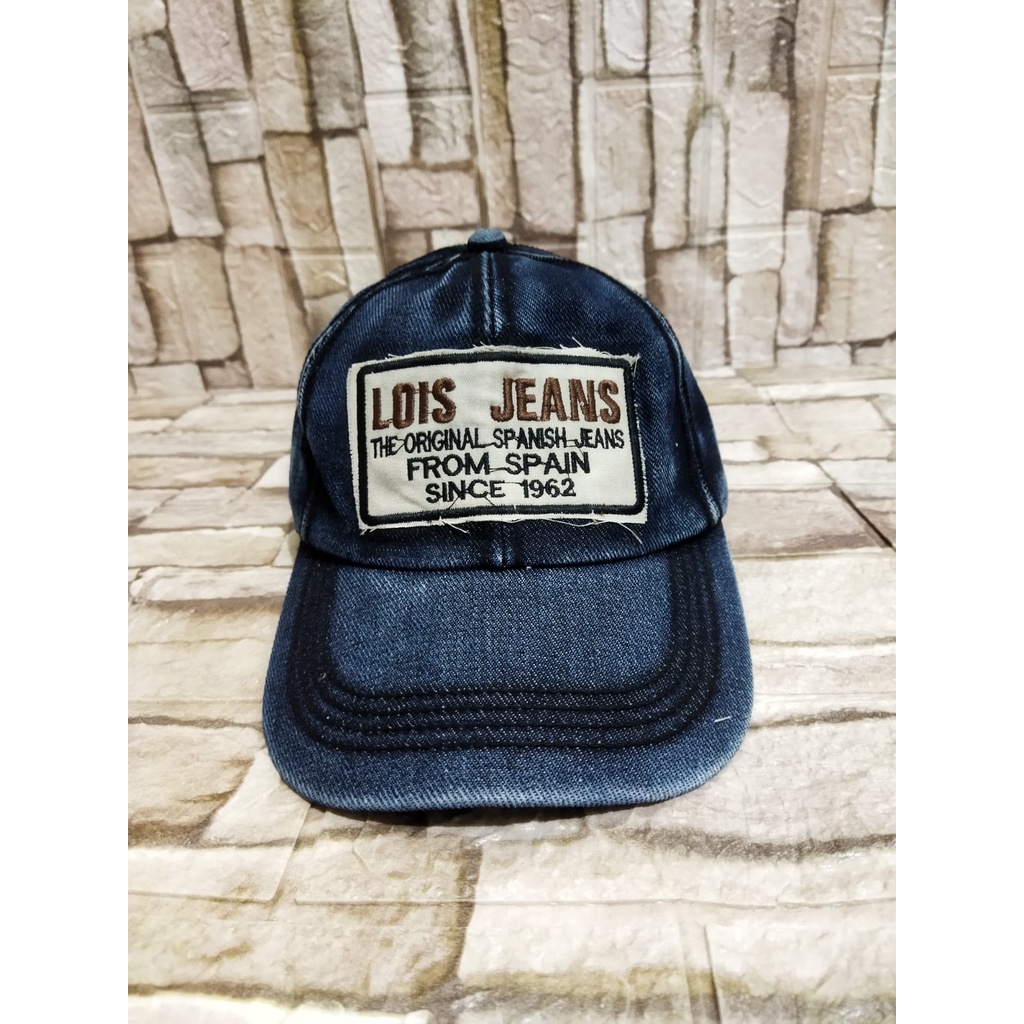 (COD) Topi pria distro Import LOIS JEANS  Leviis Denim Model terbaru Topi Baseball Model Terbaru Imp