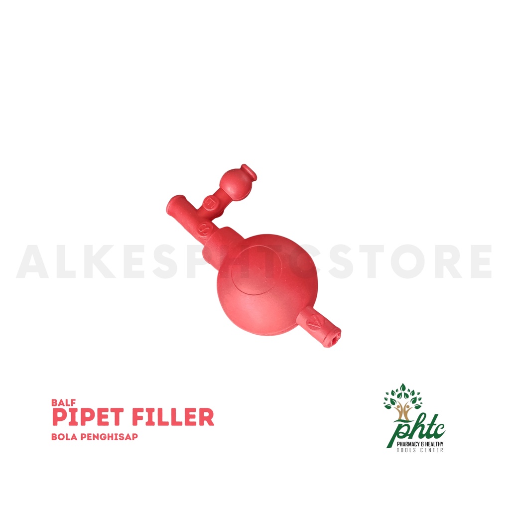 Balf Pipet Filler Merah - Lokal