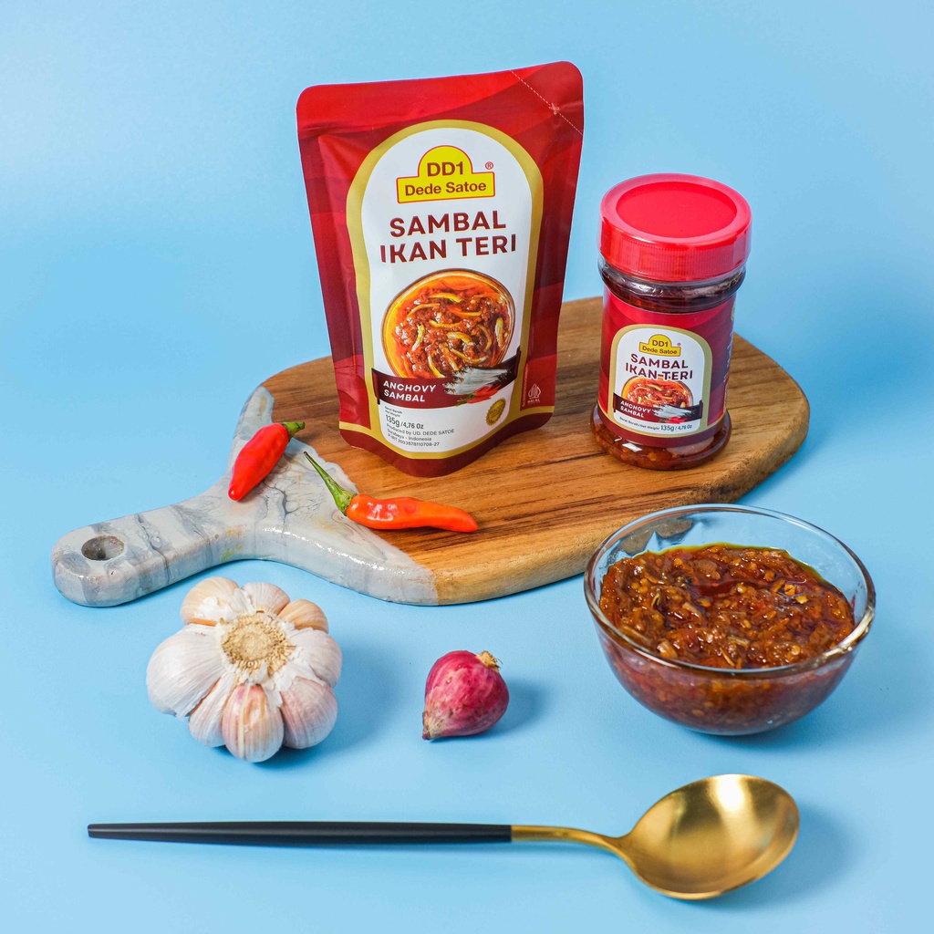 

Sambal Teri Extra Pedas Pouch Dede Satoe