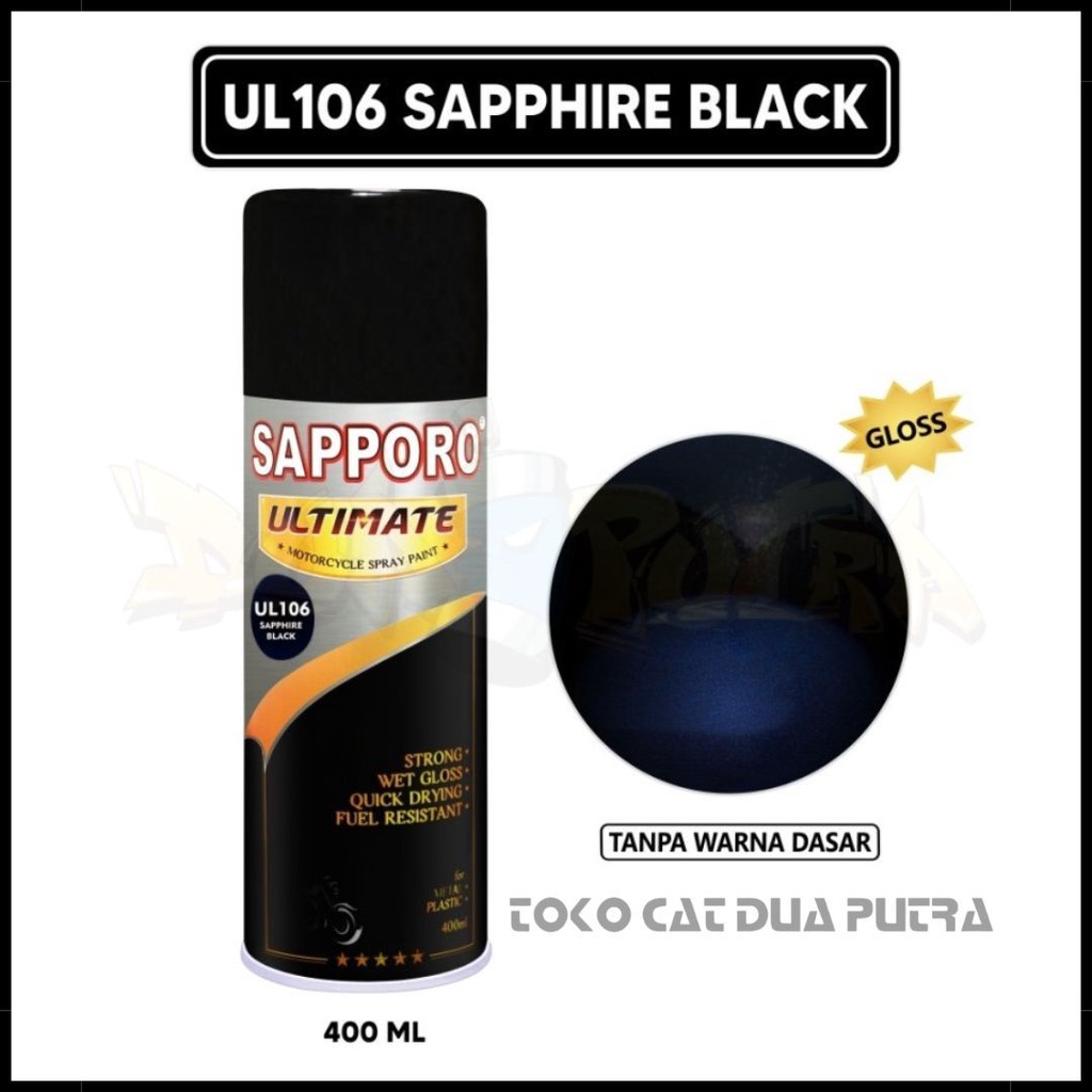 Sapporo Ultimate 400ml UL106 Sapphire Black