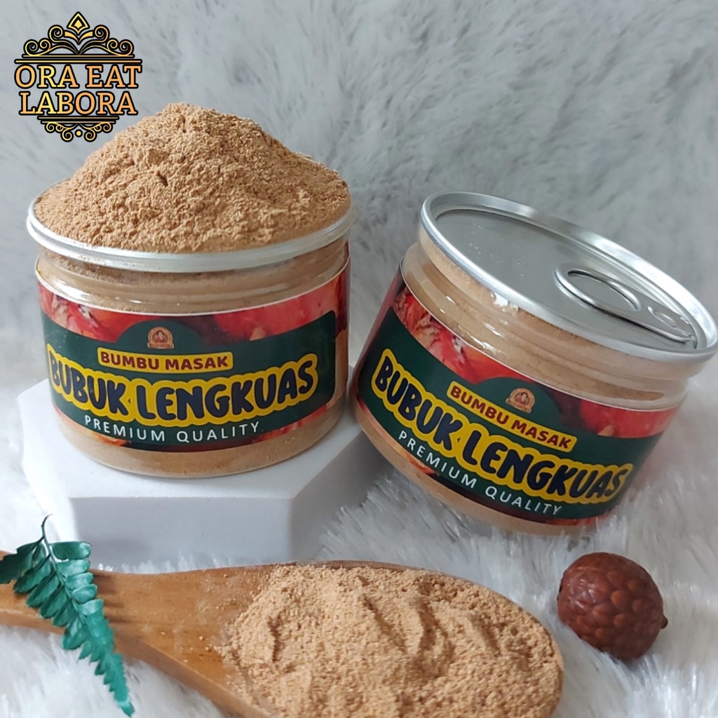 

Can Rempah Bubuk Lengkuas Bumbu Laos Galangal Powder Kualitas Premium - Ora Eat Labora