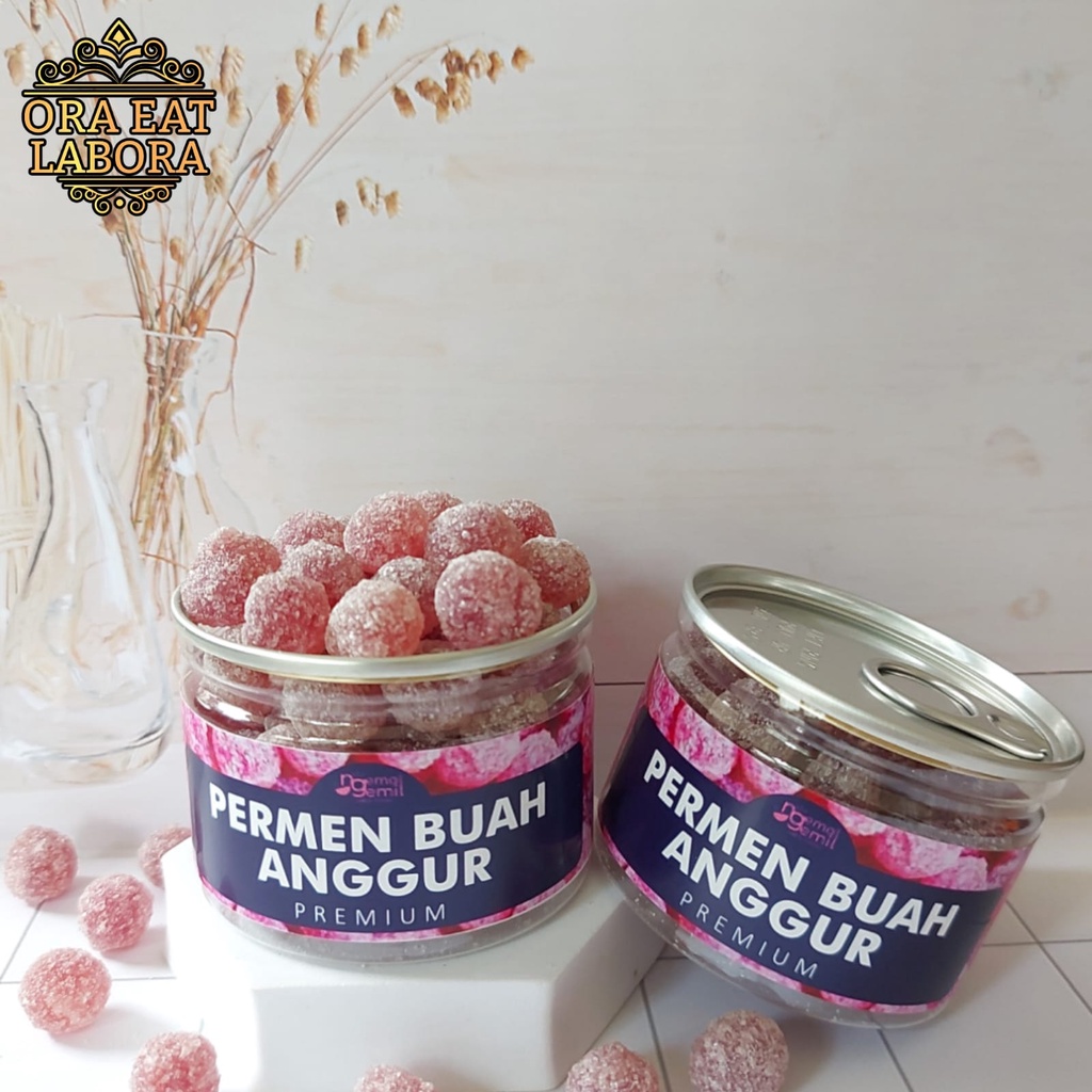 

Can Permen Buah Anggur Grapes Candy Kualitas Premium - Ora Eat Labora