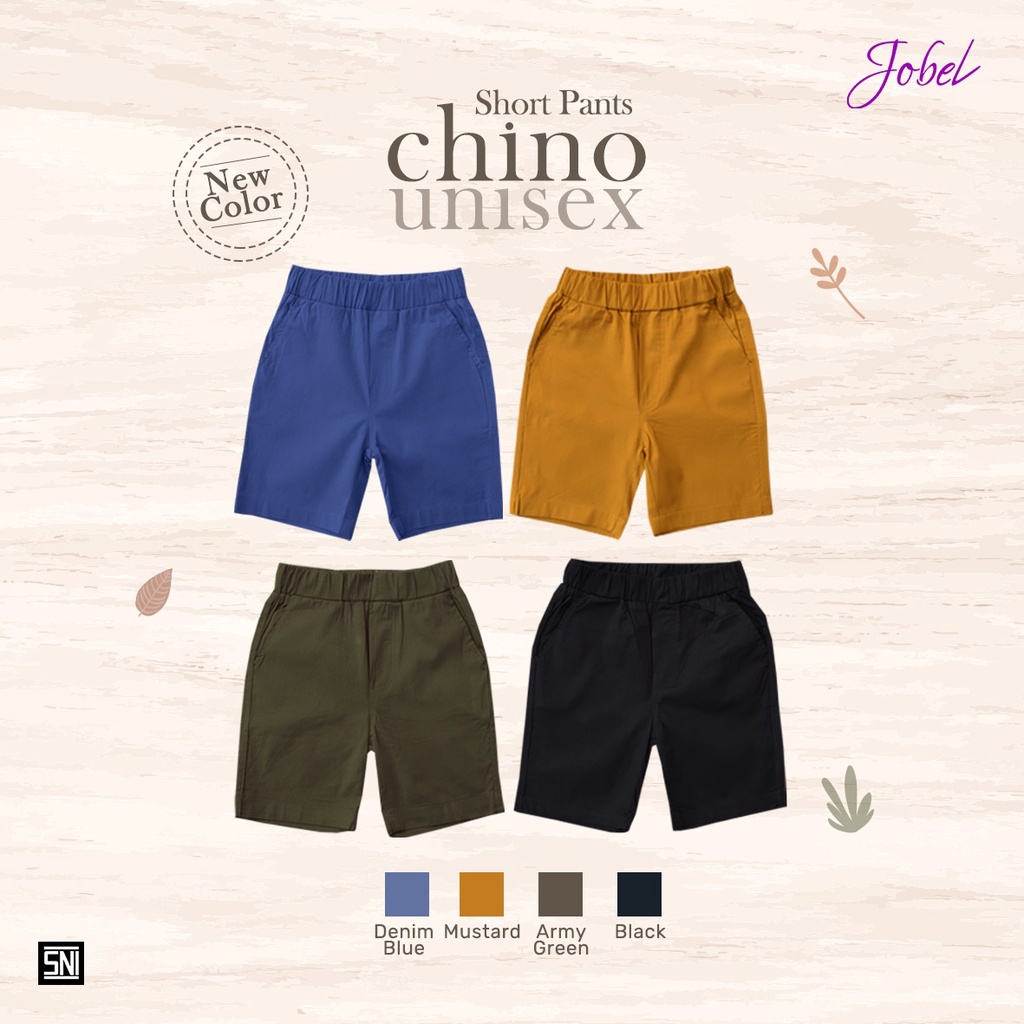 Jobel Zebe Short Chino - celana pendek anak katun Unisex edition / boy / girl