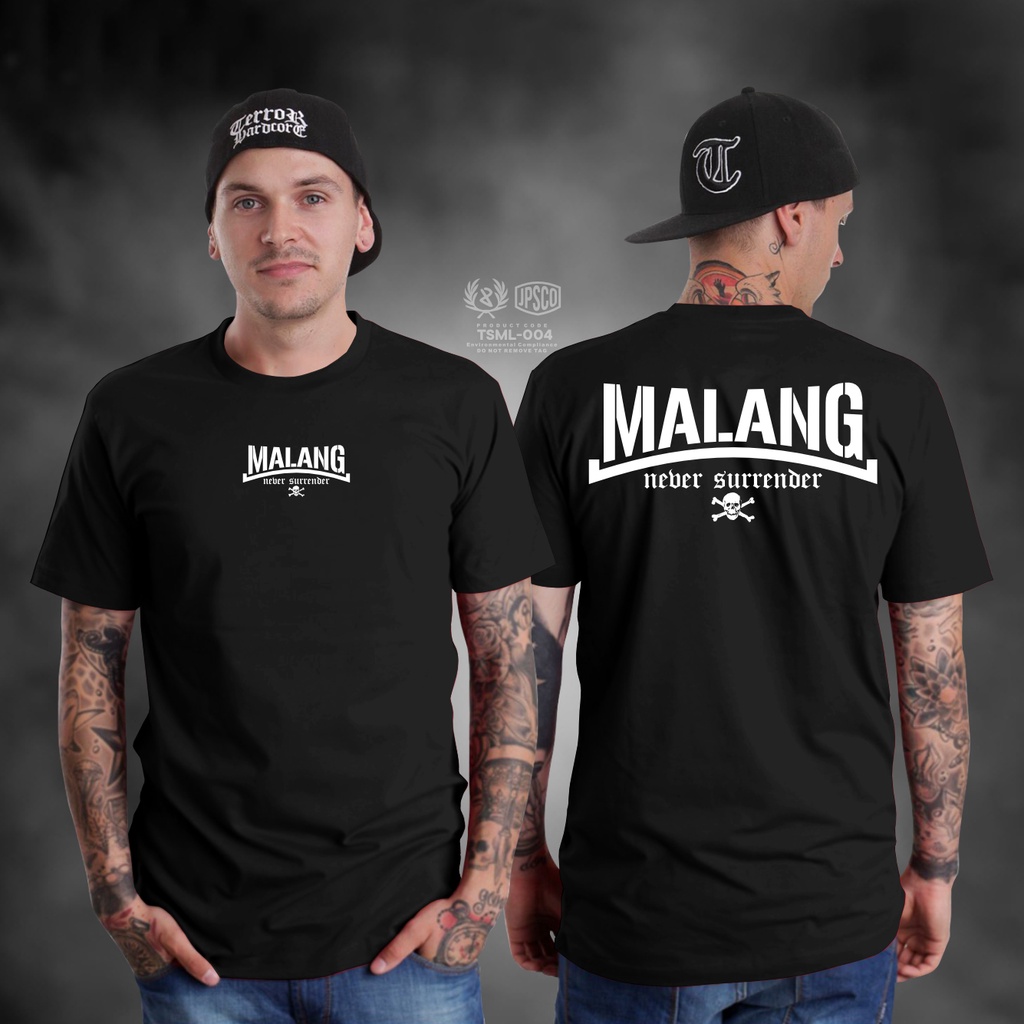 KAOS AREMA MALANG NEVER SURRENDER KAOS PAKAIAN PRIA TERBARU