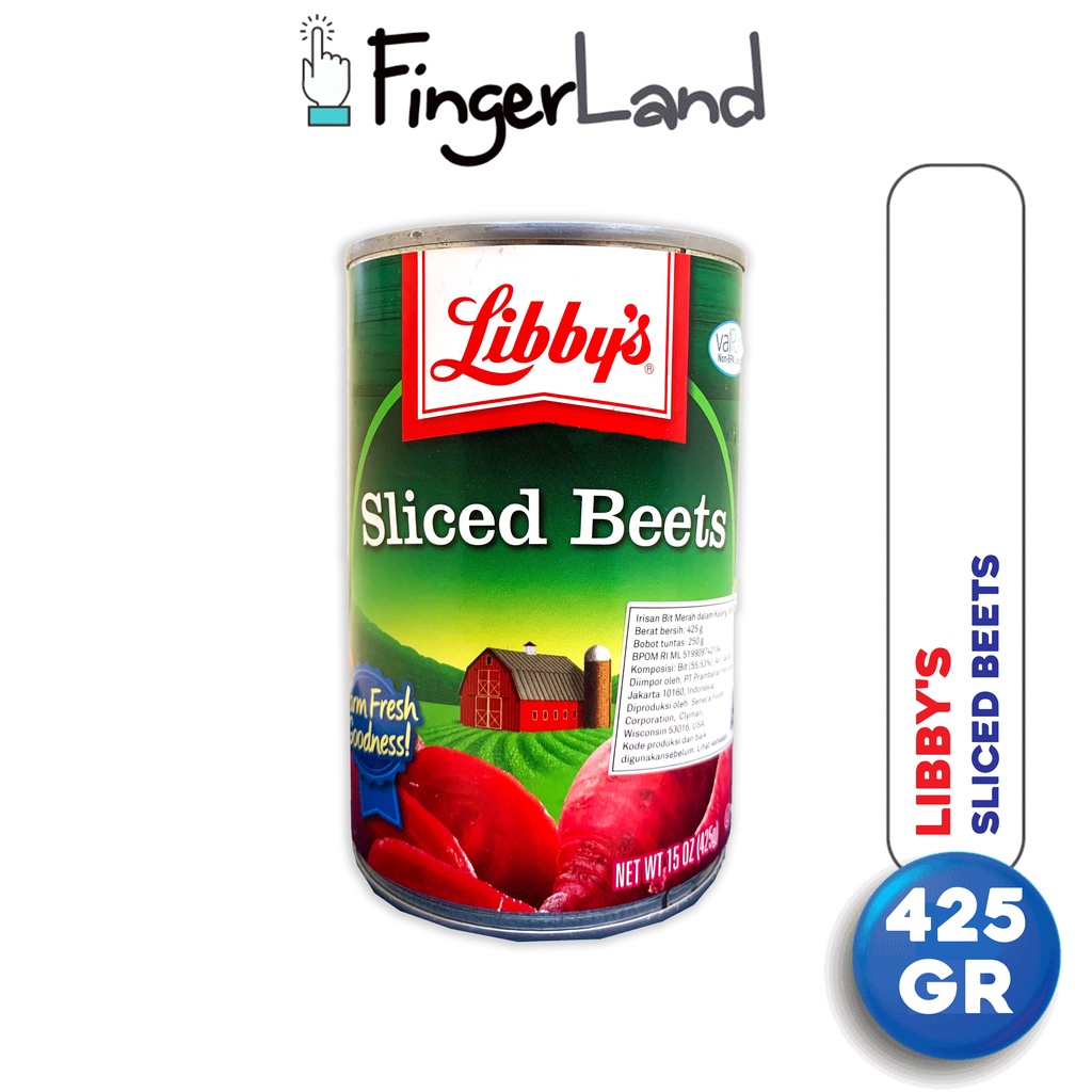 

LIBBY'S Slice Beets-S 425 gram Irisan Bit Merah Kaleng