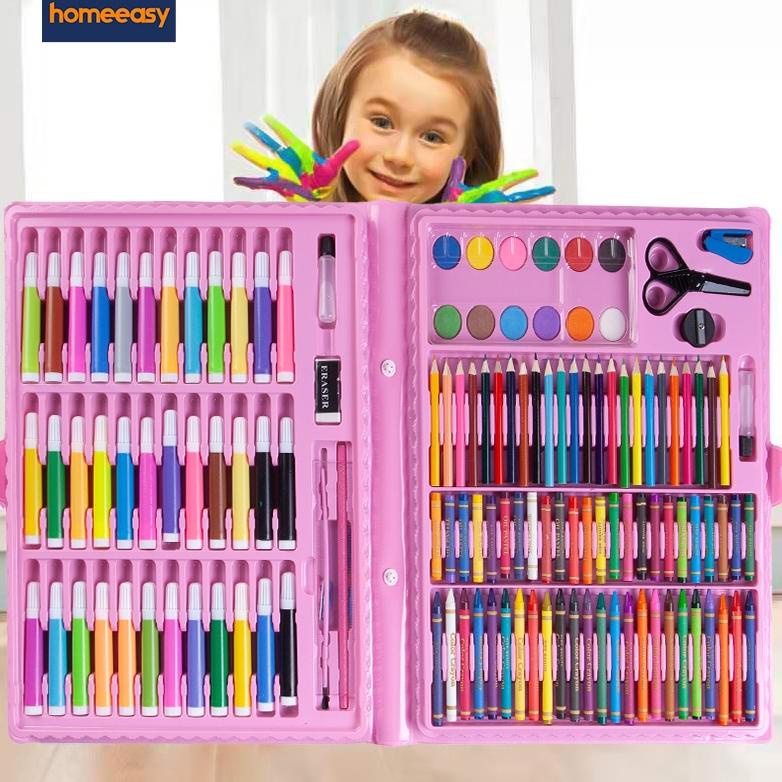 

[COD] DC58 Homeeasy Oil Pastel Crayon 168pcs crayon set pensil warna pena cat air 150 set kuas lukis krayon & pastel- CP4 62