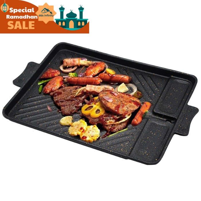grill pan  Grill Pan Yakiniku Panggangan Daging Korean BBQ Grill Pan(X4N0) grill pan pemanggang pema