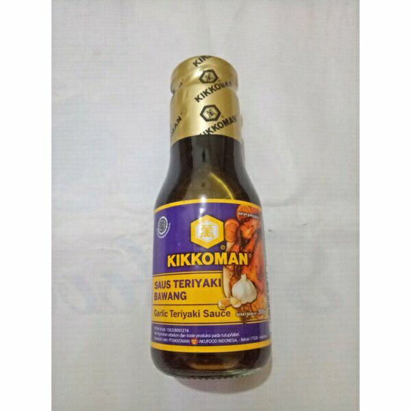 

KIKKOMAN SAUS TERIYAKI BAWANG PUTIH HALAL 300gr