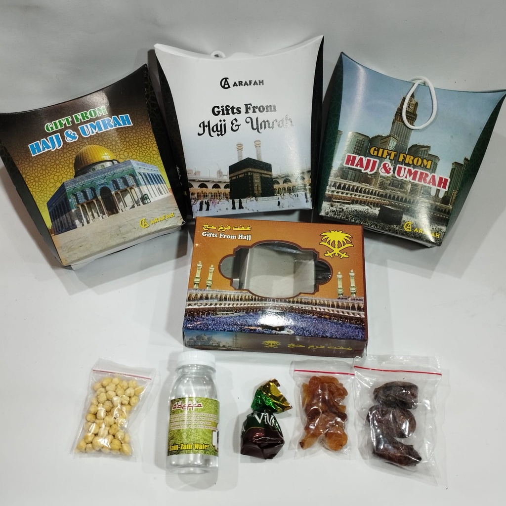 paket oleh oleh haji dan umroh air zamzam ori + coklat turki