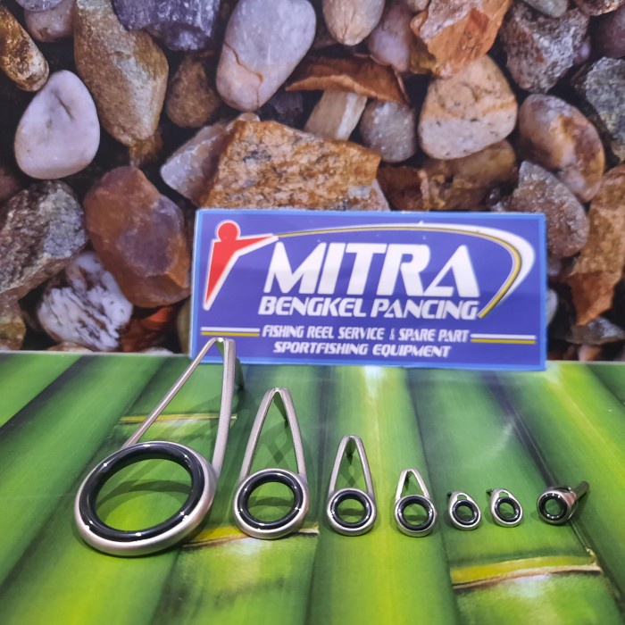 Set Fuji Ccklag 20 H Top Cclgat 4.5, 7 Ring Guide, Type Ring Alconite ORIGINAL