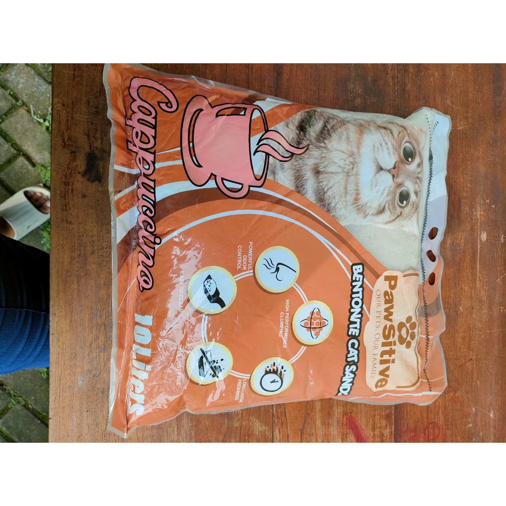 Pasir Kucing Pawsitive 10 Liter - Cat Litter Gumpal Wangi Pawsitive