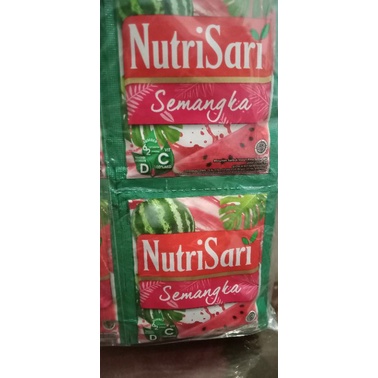 

Nutrisari Semangka 1 renteng isi 10 Sachet