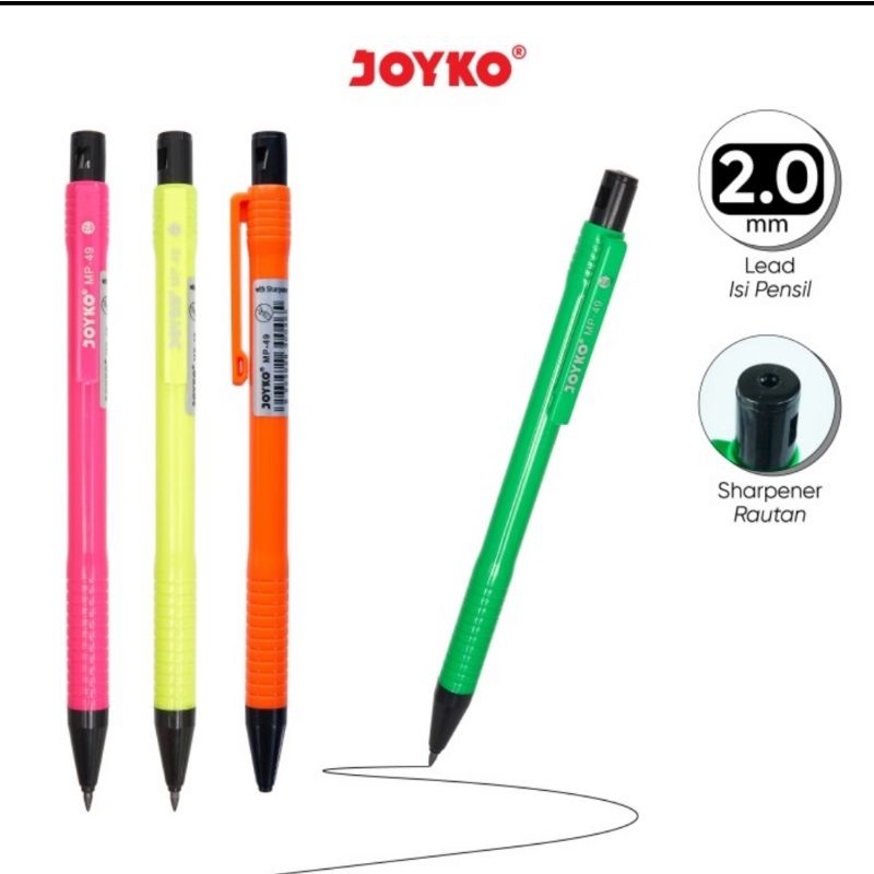

Mechanical Pencil Pensil Mekanik Joyko MP-49 2.0mm