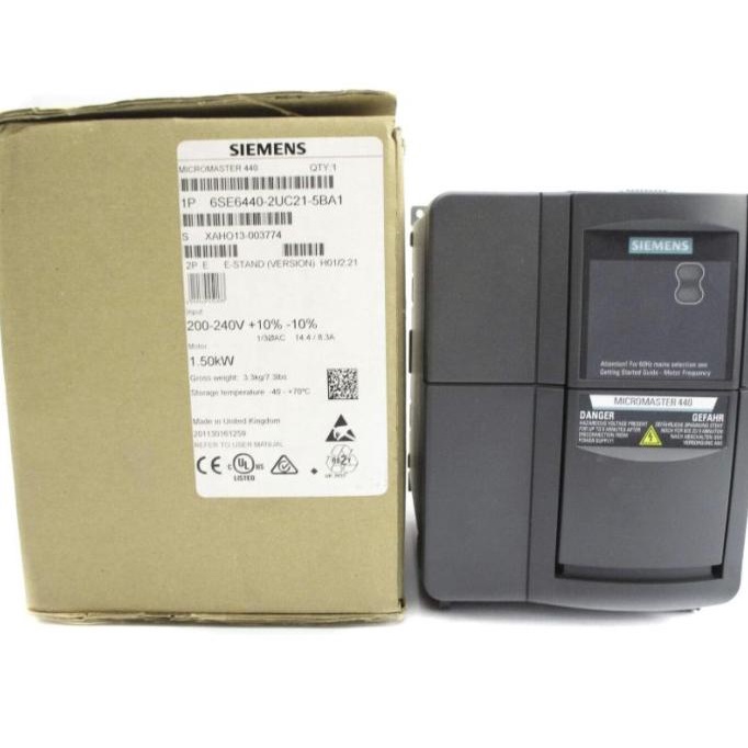 Inverter Siemens Micromaster 440 1.50Kw 1P 6Se6440-2Uc21-5Ba1 6Se6440 Debezzz
