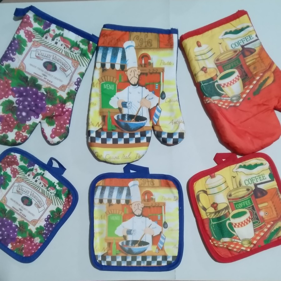 Sarung Tangan Kain Anti Panas/Sarung Tangan Oven