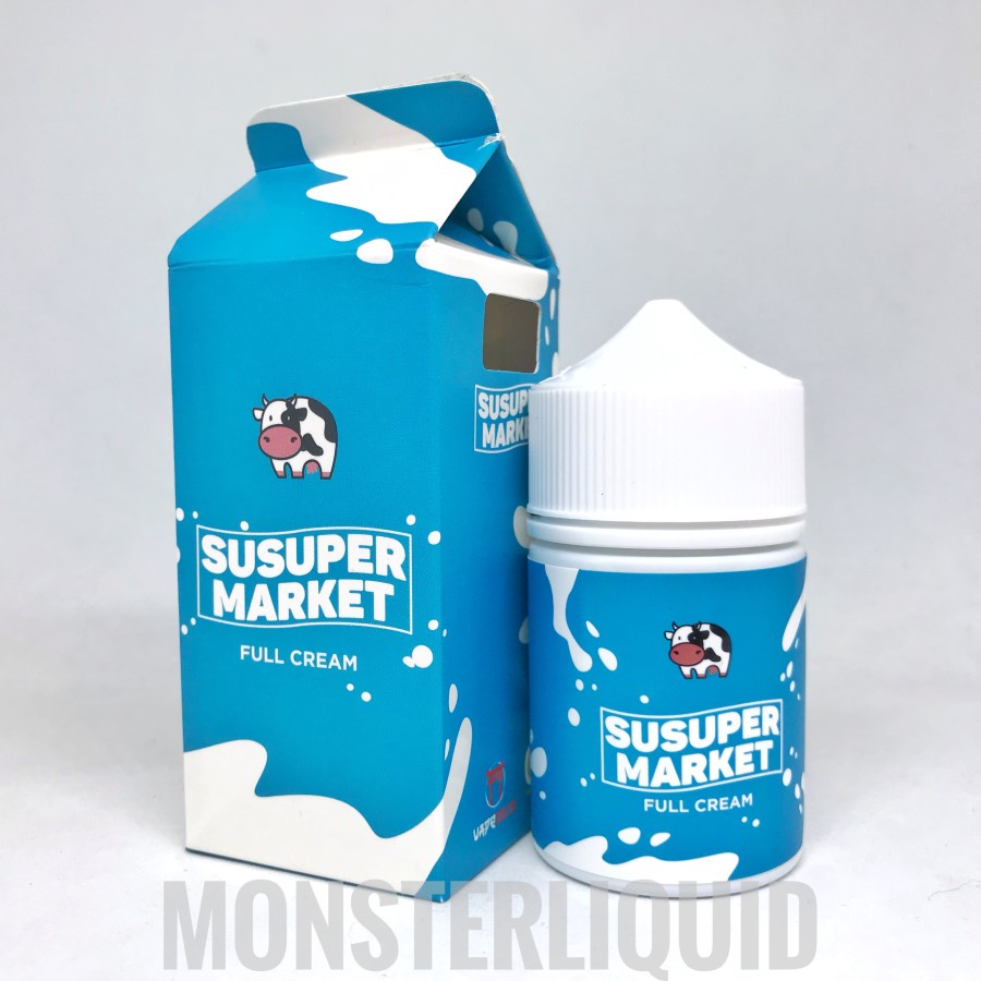 SUSUPER MARKET MILK FULL CREAM BY VAPEDOJO 3MG 60ML