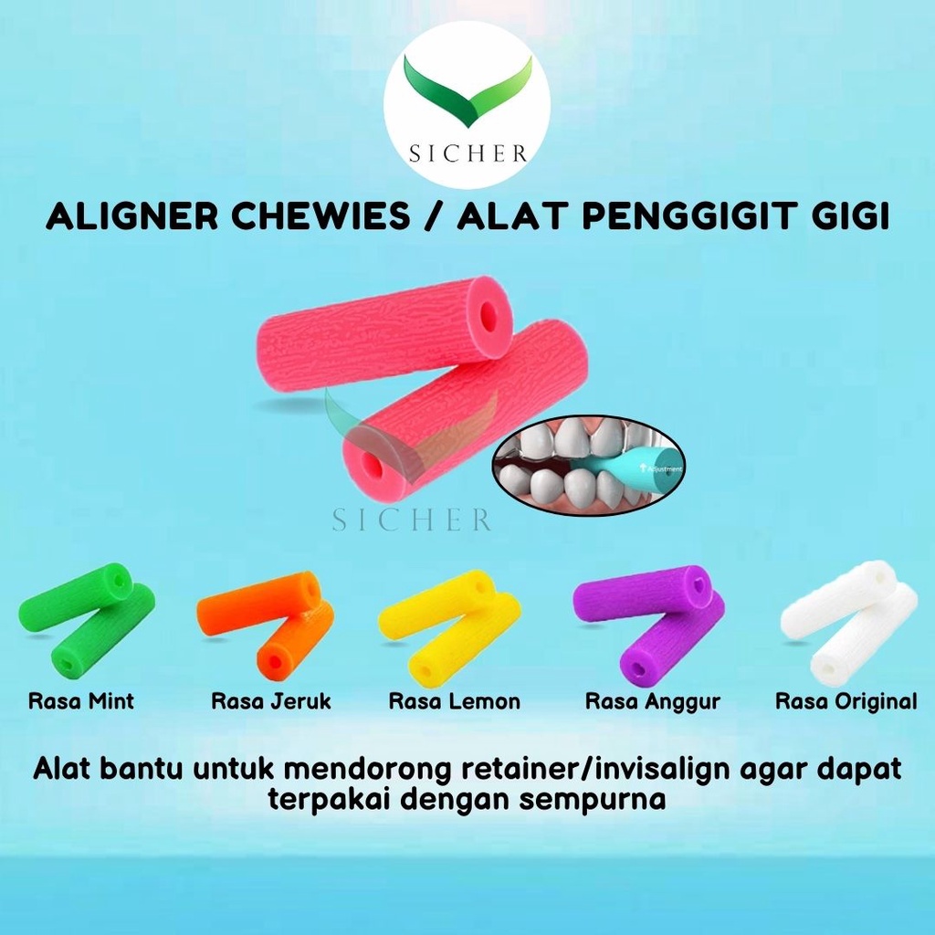 Gigi Aligner Chewies/Alat Penggigit Gigi/Chewies Aligner Bite Teeth