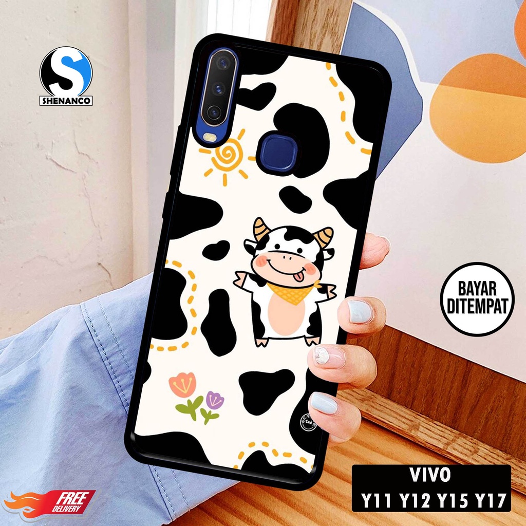 [COD]Promo Case Vivo Y12 Y15 Y17 Y12i Gambar Wallpaper Cow Sapi Aesthetic Casing Hp Bisa Type Lain D