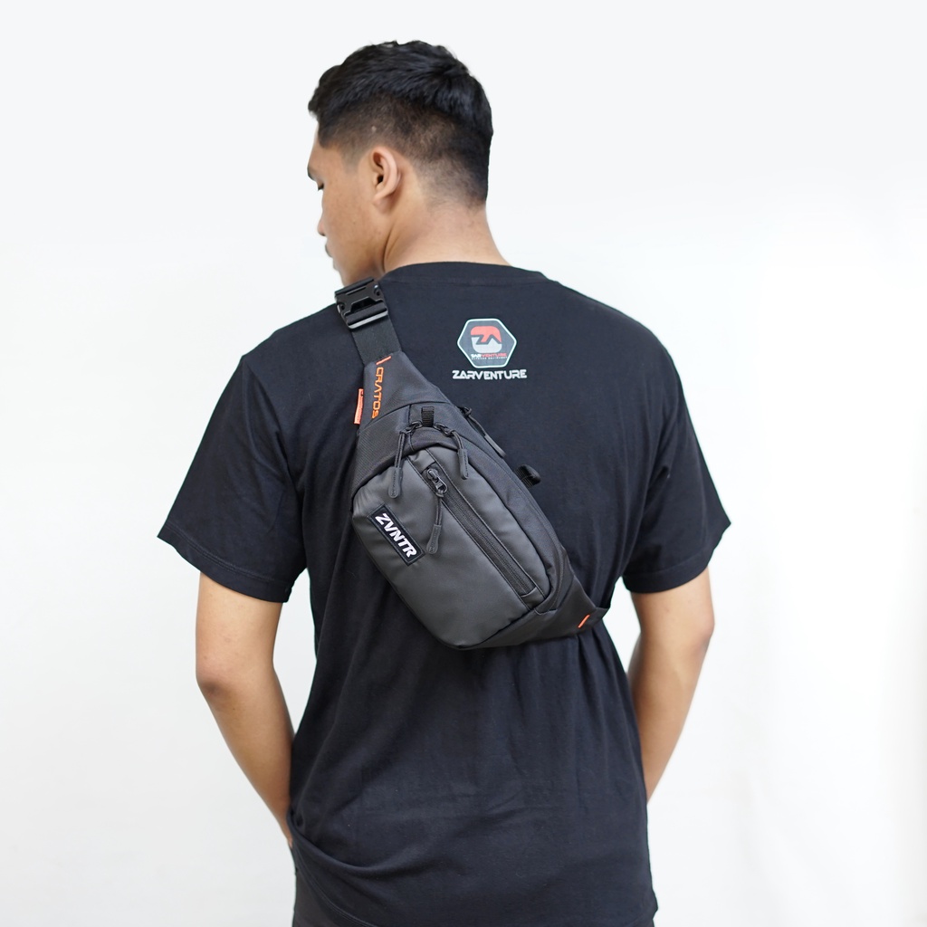 tas pinggang waistbag slingbag zarventure cratos