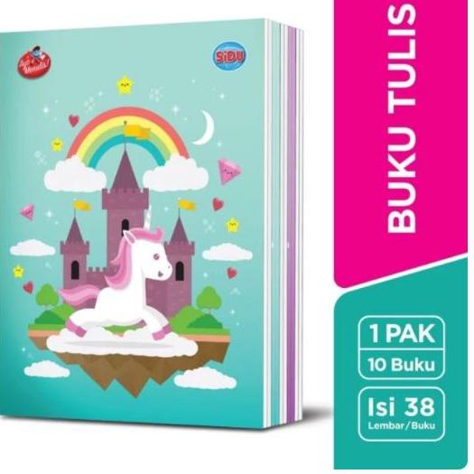 

Best Seller BUKU TULIS SIDU 38 LBR / BUKU SEKOLAH [PACK- 10PCS]