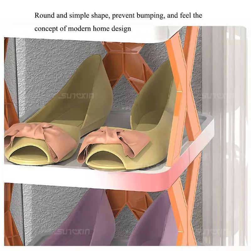 Rak Sepatu Model X 5 Susun Serbaguna Tempat Sepatu Sandal 5 Tingkat