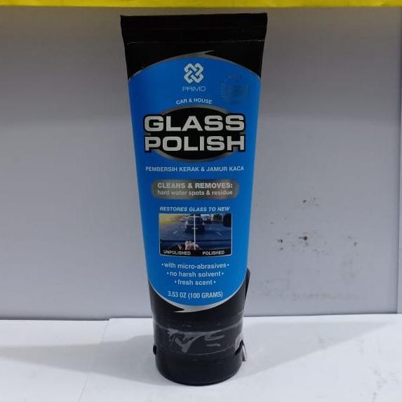 GLASS POLISH PRIMO - PEMBERSIH JAMUR KACA PRIMO - PEMBERSIH KERAK KACA .