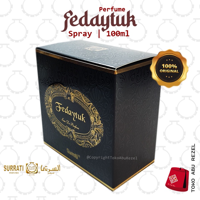 Parfum FEDAYTUK SPRAY 100 ml | Parfum Surrati | Spray 100 ml |  Surrati Perfumes| Original Product | Surrati Factory Holly Makkah KSA