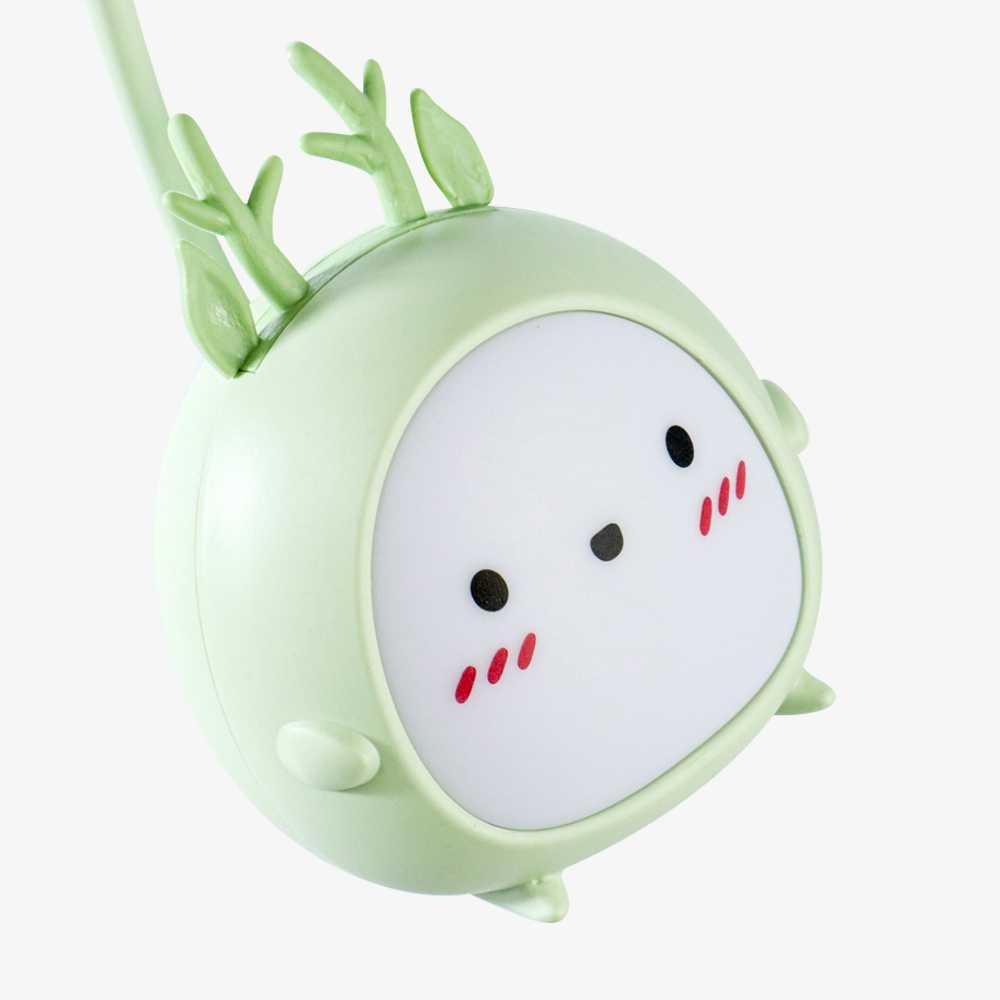Lampu Meja Hias LED Desk Lamp Antelope Deer 3 Mode Cool White - YW2021B - Green