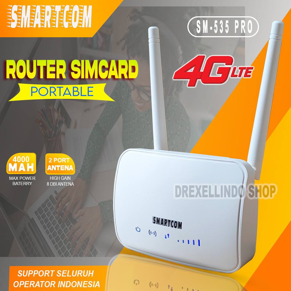 Modem SMARTCOM SM535 PRO 4G LTE Wifi Home Router SM-535