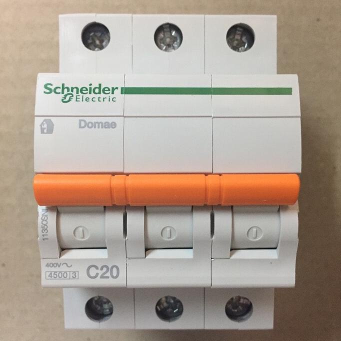 MCB SCHNEIDER 3P 20A 20AMPERE / BREAKER / PEMUTUS ARUS LISTRIK