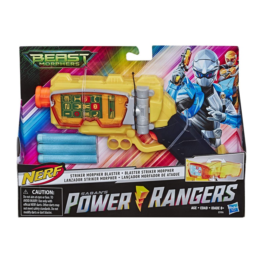 Nerf Power Rangers Beast Morphers Striker Morpher Blaster Toy