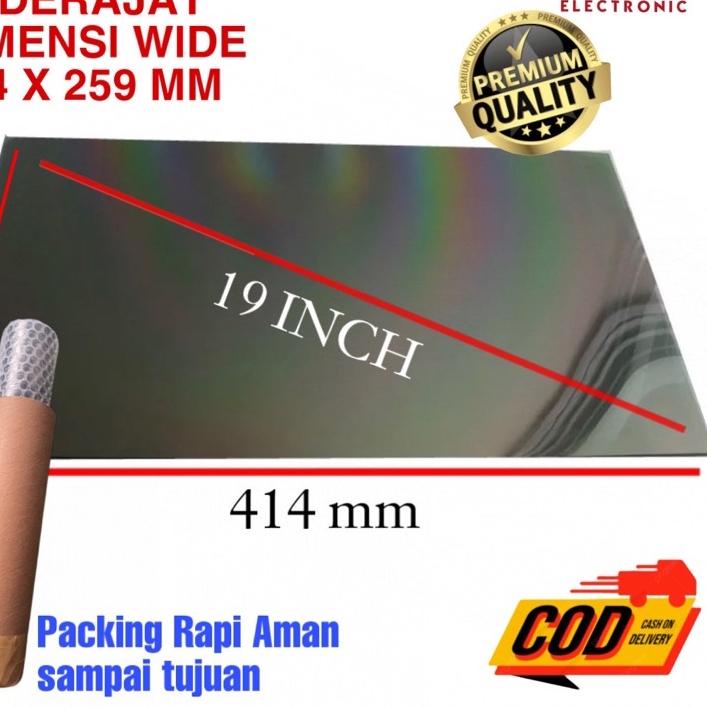 ➲ POLARIZER LCD 19 INCH 45 DERAJAT POLARISER POLARIZED LCD MONITOR PC 19IN POLARIS 19 INC 414 X 259 