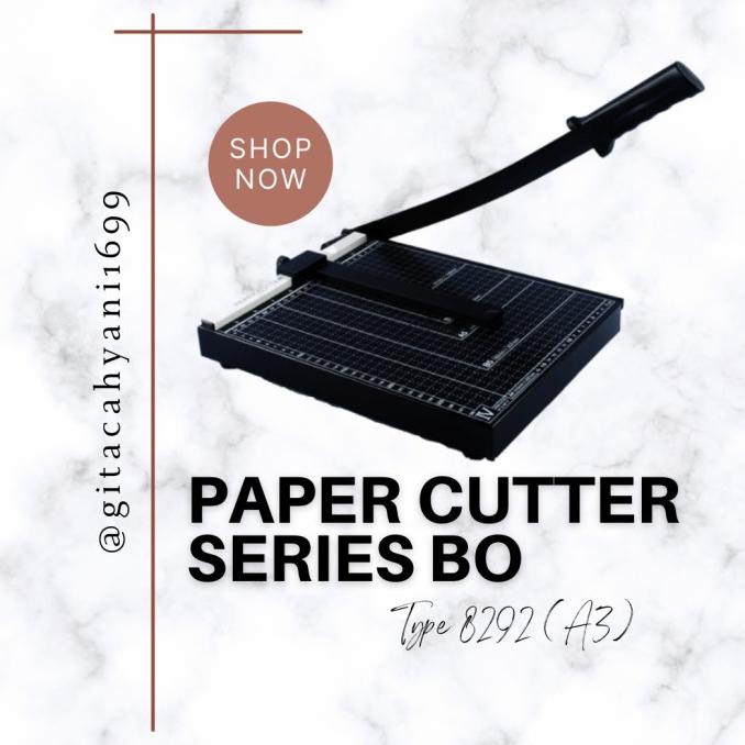 

PEMOTONG KERTAS / PAPER CUTTER TYPE 8292 (A3) BRIGHT OFFICE HOT PROMO