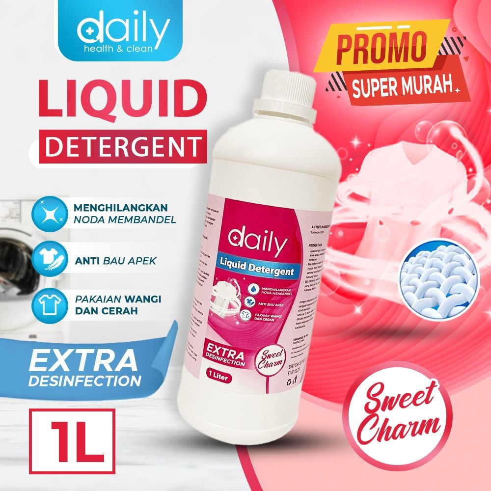 DETERGENT LAUNDRY CAIR PREMIUM / LIQUID DETERGENT LAUNDRY / DETERJEN CAIR 1 LITER