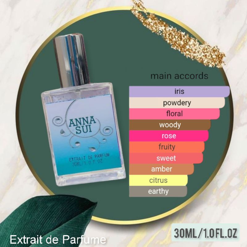 PARFUM WANITA TAHAN LAMA EDT DAN EXTRAIT ANNA SUI 30ML DAN 50LL