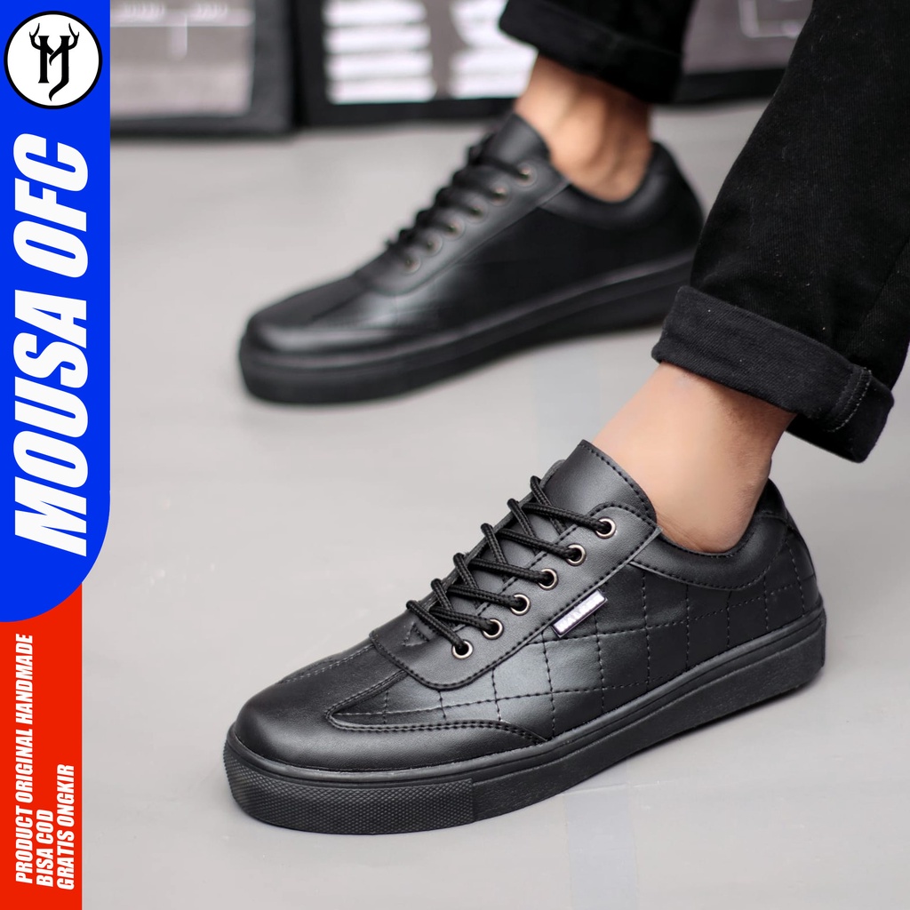 Sepatu Casual Pria Sneakers Ori Pria Kulit ABRA